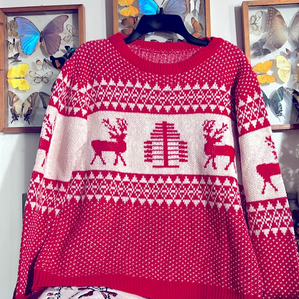 Christmas Sweater And matching Shorts